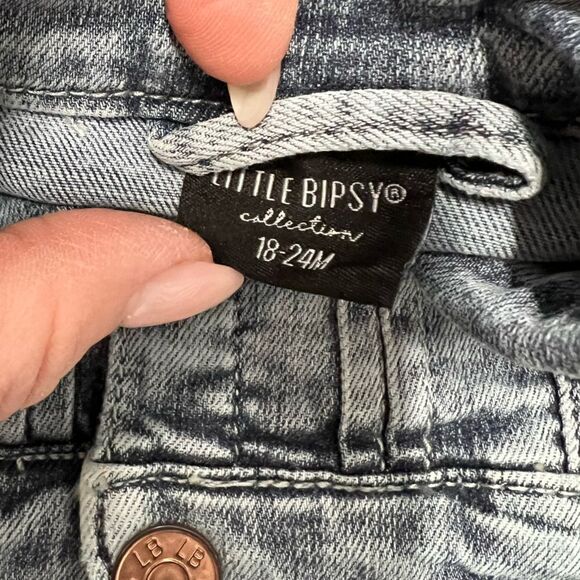 Little Bipsy Denim Vest, NWOT, 18-24 months - Picture 2 of 2
